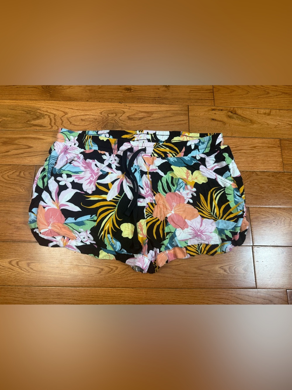 Hurley Black Tropical Floral Women’s Shorts